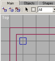Leg of the Table: Top View