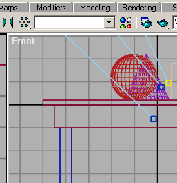 Leg of the Table: Front View