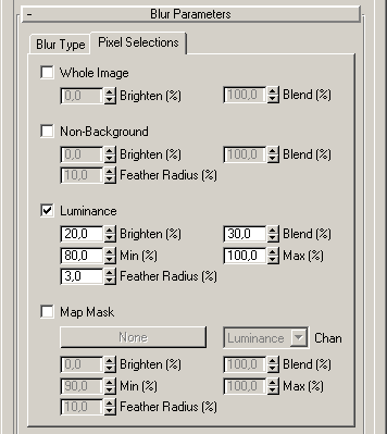 Blur Pixel Selections