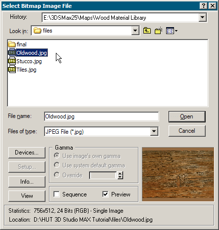 Select Bitmap Image File