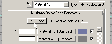 Set Number of Materials in Multi/Sub-Object